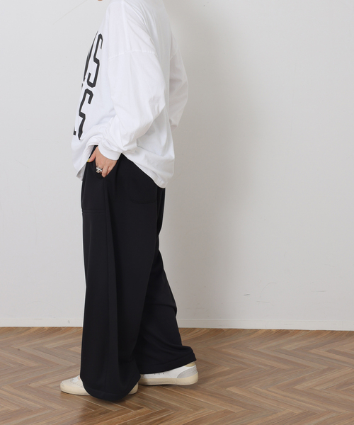 JOURNAL STANDARD LUXE(ジャーナルスタンダード ラックス)の「エアウラケ ワイドパンツ(スウェットパンツ・レディース・ブラック/グレー・FREE)」の21枚目の写真