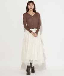 ラッフルフリルスカート