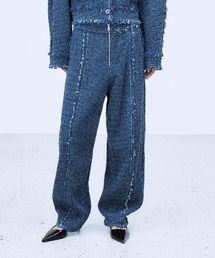 THINGS THAT MATTER | PUNCHING DENIM TWEEDY PANTS / パンチング デニム ツイーディ パンツ(デニムパンツ)