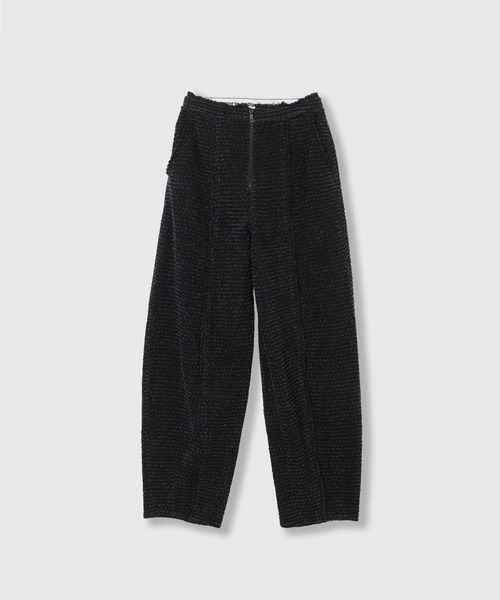 THINGS THAT MATTER(シングス ザット マター)の「PUNCHING DENIM TWEEDY PANTS / パンチング デニム ツイーディ パンツ(デニムパンツ・レディース・ブルー/ブラック・2/1)」の21枚目の写真