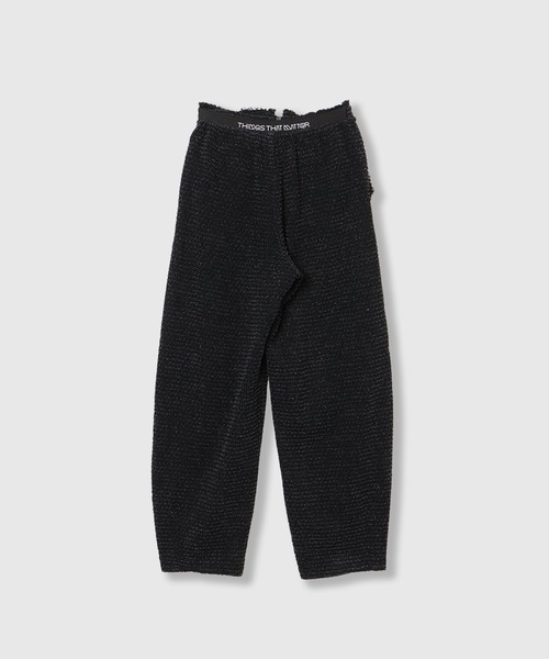 THINGS THAT MATTER(シングス ザット マター)の「PUNCHING DENIM TWEEDY PANTS / パンチング デニム ツイーディ パンツ(デニムパンツ・レディース・ブルー/ブラック・2/1)」の22枚目の写真