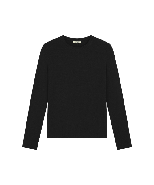 SIYAZU(シヤジュ)の「SITP5308 ソフトベーシック Tシャツ_Black(Tシャツ/カットソー・レディース・ブラック・FREE)」の4枚目の写真