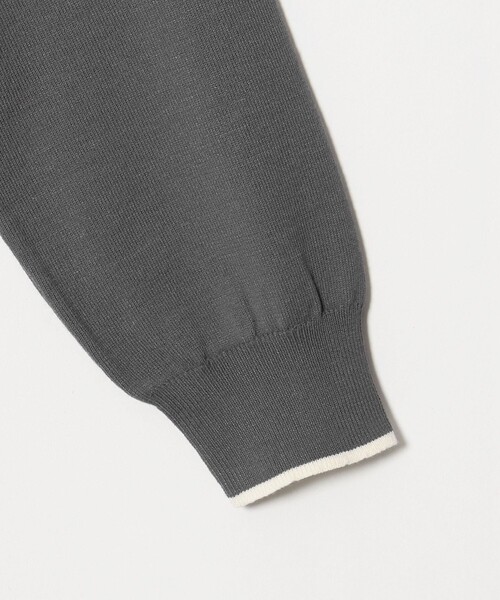 A DAY IN THE LIFE UNITED ARROWS（アデイインザライフユナイテッドアローズ）の「レイヤードカラー スキッパーニット ‐ウォッシャブル‐ ＜A DAY IN THE LIFE＞（ニット/セーター・レディース・ネイビー/ベージュ/ダークグレー・FREE）」の11枚目の写真