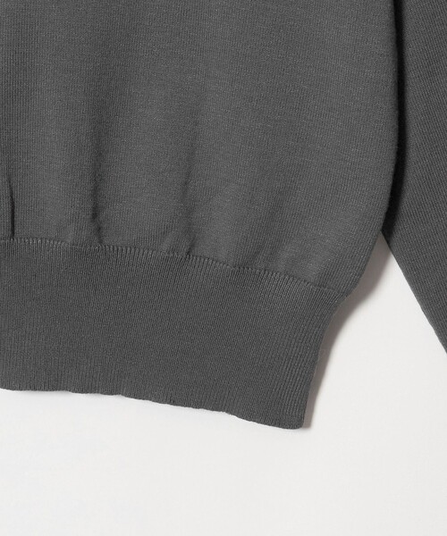 A DAY IN THE LIFE UNITED ARROWS（アデイインザライフユナイテッドアローズ）の「レイヤードカラー スキッパーニット ‐ウォッシャブル‐ ＜A DAY IN THE LIFE＞（ニット/セーター・レディース・ネイビー/ベージュ/ダークグレー・FREE）」の12枚目の写真