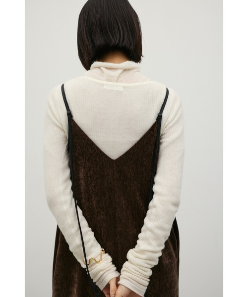 STYLEMIXER(スタイルミキサー)の「パイピングベロアキャミワンピース(ワンピース・レディース・カーキ/ブラウン/ブラック・MEDIUM/SMALL)」の16枚目の写真