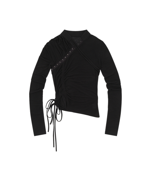 KASHIKO(カシコ)の「Mandarin Collar Hook Longsleeve(Tシャツ/カットソー・レディース・その他・FREE)」の10枚目の写真