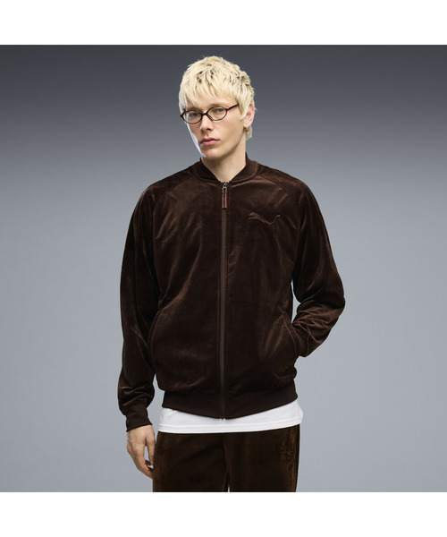 PUMA プーマ メンズ ESS エレベーテッド リラックスド ベロア トラック