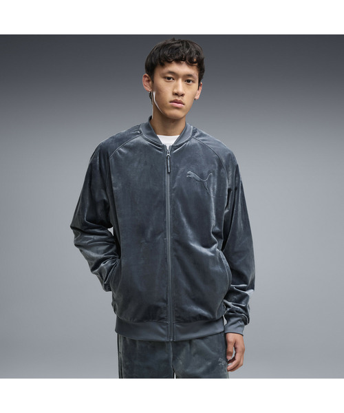 PUMA プーマ メンズ ESS エレベーテッド リラックスド ベロア トラック