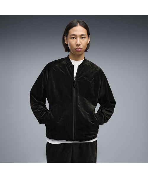 PUMA プーマ メンズ ESS エレベーテッド リラックスド ベロア トラック