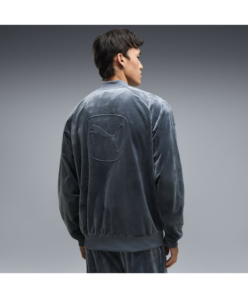 PUMA(プーマ)の「PUMA プーマ メンズ ESS エレベーテッド リラックスド ベロア トラックジャ(ジャージ・メンズ・ネイビー/ダークブラウン系/ブラック×レッド・LARGE/XX-LARGE/MEDIUM/SMALL/X-LARGE)」の13枚目の写真