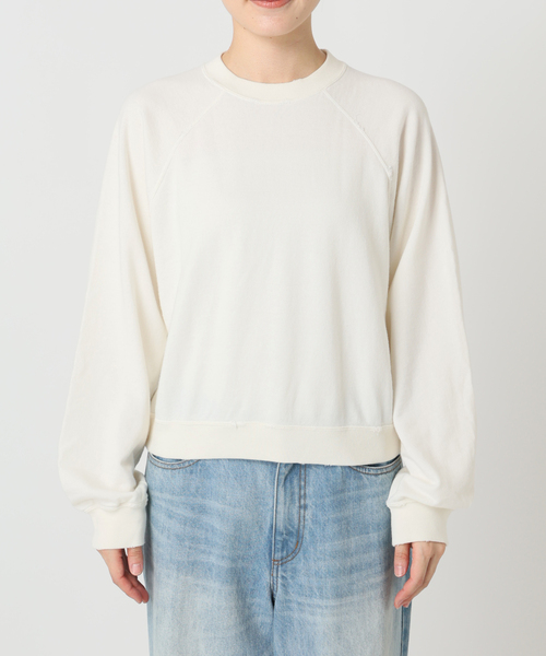 plage（プラージュ）の「コットンカシミヤ裏毛プルオーバー（Tシャツ/カットソー・レディース・ブラウン/ホワイト・FREE）」の21枚目の写真