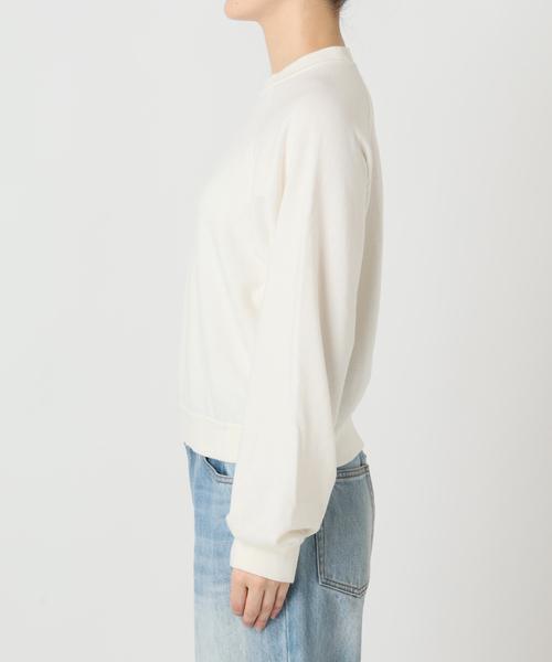 plage（プラージュ）の「コットンカシミヤ裏毛プルオーバー（Tシャツ/カットソー・レディース・ブラウン/ホワイト・FREE）」の22枚目の写真