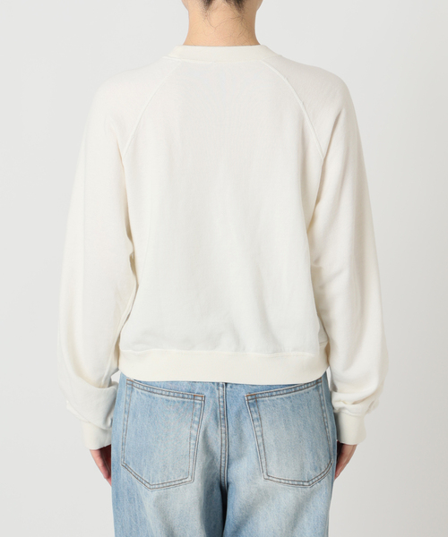 plage（プラージュ）の「コットンカシミヤ裏毛プルオーバー（Tシャツ/カットソー・レディース・ブラウン/ホワイト・FREE）」の3枚目の写真