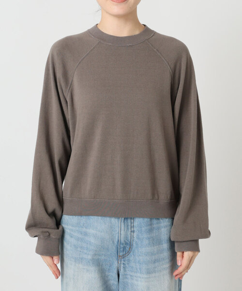 plage（プラージュ）の「コットンカシミヤ裏毛プルオーバー（Tシャツ/カットソー・レディース・ブラウン/ホワイト・FREE）」の11枚目の写真