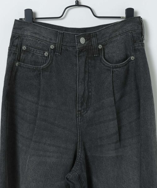 JEANASIS(ジーナシス)の「3Dドレープデニムパンツ/1084933(デニムパンツ・レディース・ブラック/ブルー・SMALL/MEDIUM)」の4枚目の写真