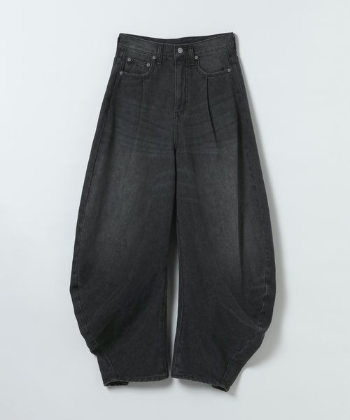 JEANASIS(ジーナシス)の「3Dドレープデニムパンツ/1084933(デニムパンツ・レディース・ブラック/ブルー・SMALL/MEDIUM)」の6枚目の写真