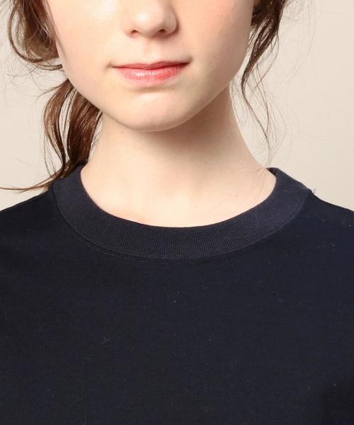 BEAUTY&YOUTH UNITED ARROWS(ビューティーアンドユースユナイテッドアローズ)の「BY BD ロールアップTシャツ◆(Tシャツ/カットソー・レディース・ホワイト/ベージュ/ライトピンク/ネイビー/ライム/レッド/ブラック・FREE)」の12枚目の写真