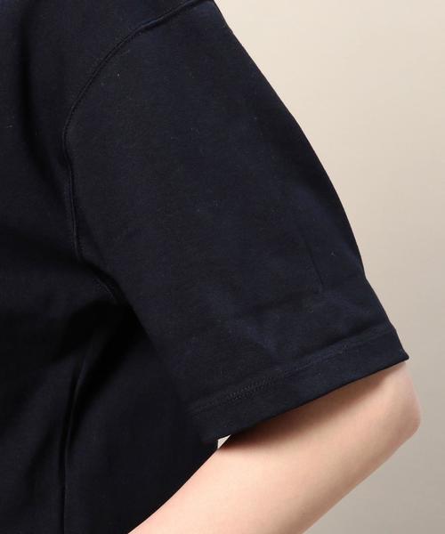 BEAUTY&YOUTH UNITED ARROWS(ビューティーアンドユースユナイテッドアローズ)の「BY BD ロールアップTシャツ◆(Tシャツ/カットソー・レディース・ホワイト/ベージュ/ライトピンク/ネイビー/ライム/レッド/ブラック・FREE)」の16枚目の写真