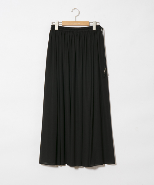 ESTNATION（エストネーション）の「ESTNATION ロングスカート（スカート・レディース・オフホワイト/ブラック/カーキ・38/36）」の2枚目の写真