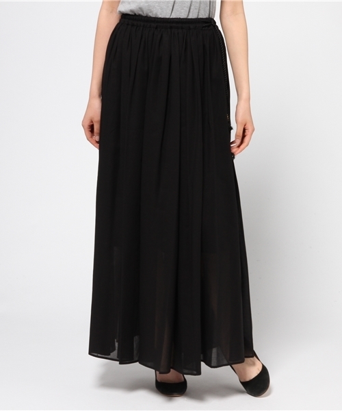 ESTNATION（エストネーション）の「ESTNATION ロングスカート（スカート・レディース・オフホワイト/ブラック/カーキ・38/36）」の17枚目の写真