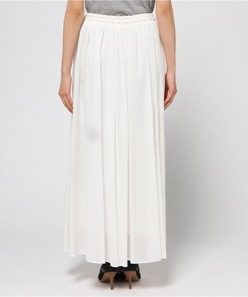 ESTNATION（エストネーション）の「ESTNATION ロングスカート（スカート・レディース・オフホワイト/ブラック/カーキ・38/36）」の6枚目の写真