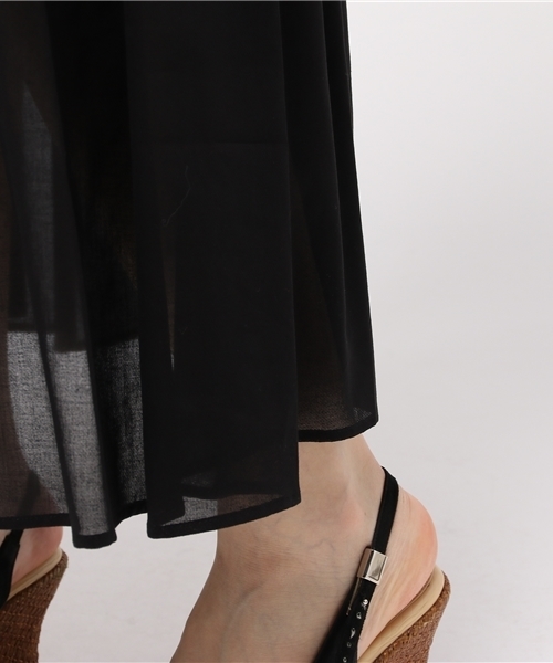 ESTNATION（エストネーション）の「ESTNATION ロングスカート（スカート・レディース・オフホワイト/ブラック/カーキ・38/36）」の9枚目の写真