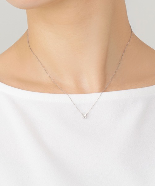 VENDOME AOYAMA(ヴァンドーム青山)の「プラチナ ダイヤモンド 0.10ct カローラ ネックレス(ネックレス・レディース・プラチナム・40cm)」の5枚目の写真