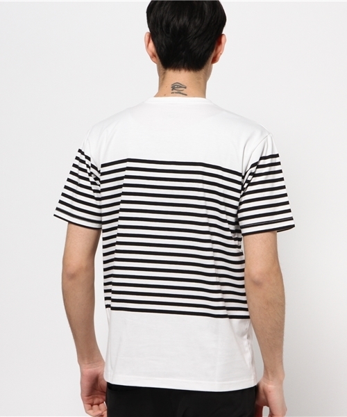 THE NORTH FACE(ザノースフェイス)の「THE NORTH FACE: 【CEOα】 ボーダーTシャツ(Tシャツ/カットソー・メンズ・ネイビー/グレー/ホワイト・LARGE/MEDIUM/SMALL)」の6枚目の写真