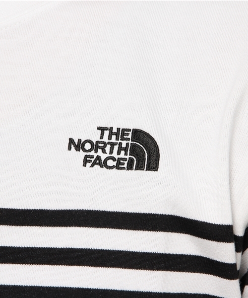 THE NORTH FACE(ザノースフェイス)の「THE NORTH FACE: 【CEOα】 ボーダーTシャツ(Tシャツ/カットソー・メンズ・ネイビー/グレー/ホワイト・LARGE/MEDIUM/SMALL)」の9枚目の写真