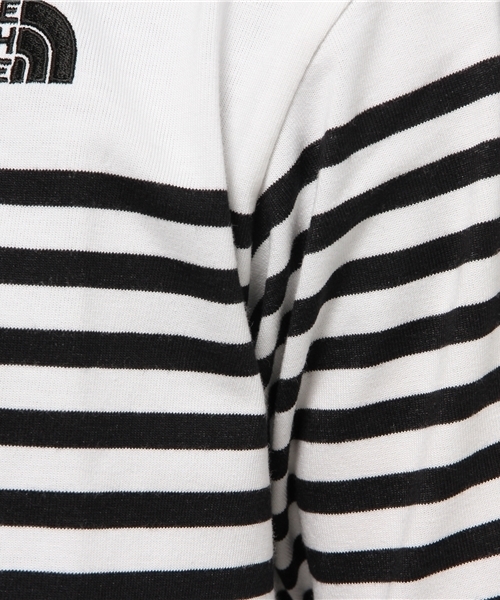 THE NORTH FACE(ザノースフェイス)の「THE NORTH FACE: 【CEOα】 ボーダーTシャツ(Tシャツ/カットソー・メンズ・ネイビー/グレー/ホワイト・LARGE/MEDIUM/SMALL)」の4枚目の写真