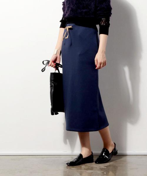 UNITED ARROWS（ユナイテッドアローズ）の「UWBT ジャージー リブ タイトスカート◆（スカート・レディース・グレー/オリーブ/ネイビー・FREE）」の3枚目の写真