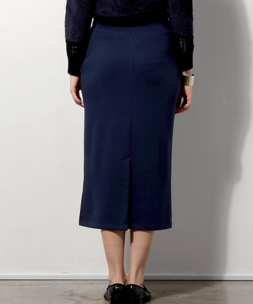 UNITED ARROWS（ユナイテッドアローズ）の「UWBT ジャージー リブ タイトスカート◆（スカート・レディース・グレー/オリーブ/ネイビー・FREE）」の9枚目の写真