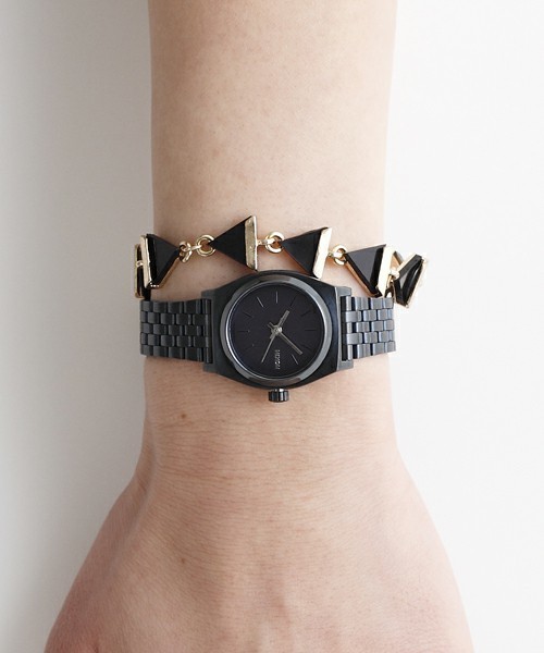 NIXON（ニクソン）の「【NIXON/ニクソン】SMALL TIME TELLER （アナログ腕時計・レディース・ピンクゴールド/インディゴブルー/ゴールド系その他/ゴールド/ブラック/ピンク/シルバー×ゴールド・FREE）」の3枚目の写真