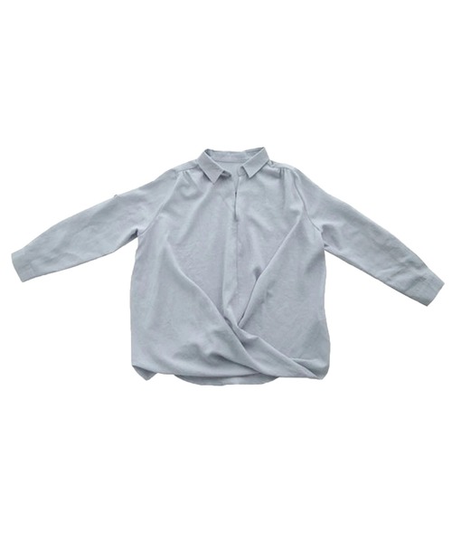 antiqua(アンティカ)の「スキッパーシャツ(シャツ/ブラウス・レディース・ブラック/ベージュ/ホワイト/ベージュ系その他/マスタード/グレー系その他・M)」の14枚目の写真