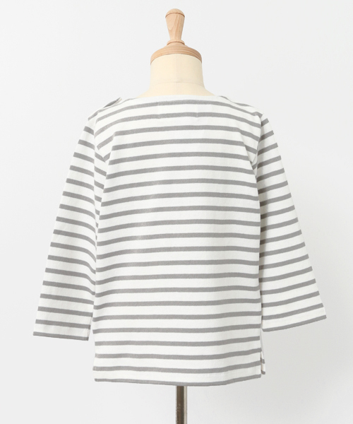 URBAN RESEARCH DOORS（アーバンリサーチドアーズ）の「FORK＆SPOON Nautical-striped L/S（Tシャツ/カットソー・キッズ・グレー/ネイビー・105/90/120/135）」の9枚目の写真
