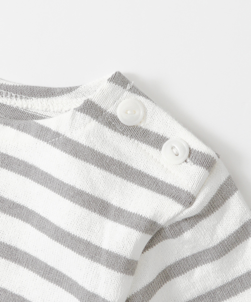 URBAN RESEARCH DOORS（アーバンリサーチドアーズ）の「FORK＆SPOON Nautical-striped L/S（Tシャツ/カットソー・キッズ・グレー/ネイビー・105/90/120/135）」の13枚目の写真