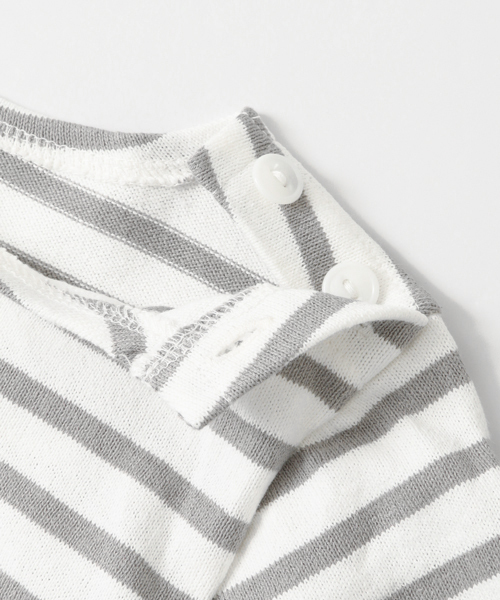 URBAN RESEARCH DOORS（アーバンリサーチドアーズ）の「FORK＆SPOON Nautical-striped L/S（Tシャツ/カットソー・キッズ・グレー/ネイビー・105/90/120/135）」の14枚目の写真