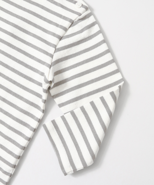 URBAN RESEARCH DOORS（アーバンリサーチドアーズ）の「FORK＆SPOON Nautical-striped L/S（Tシャツ/カットソー・キッズ・グレー/ネイビー・105/90/120/135）」の15枚目の写真