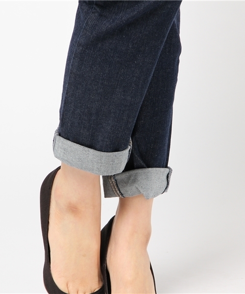 Honeys（ハニーズ）の「デニムテーパードパンツ（デニムパンツ・レディース・ライトインディゴブルー/インディゴブルー/ワンウォッシュ/ライトブルー・S/M/L/SS/LL）」の11枚目の写真