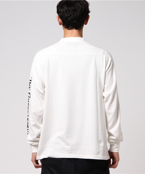 HYSTERIC GLAMOUR（ヒステリックグラマー）の「THE GHOST WOLVES/THE GHOST WOLVES R&R プリント リブ付Tシャツ（Tシャツ/カットソー・メンズ・ホワイト/ブラック・SMALL/MEDIUM/LARGE）」の10枚目の写真