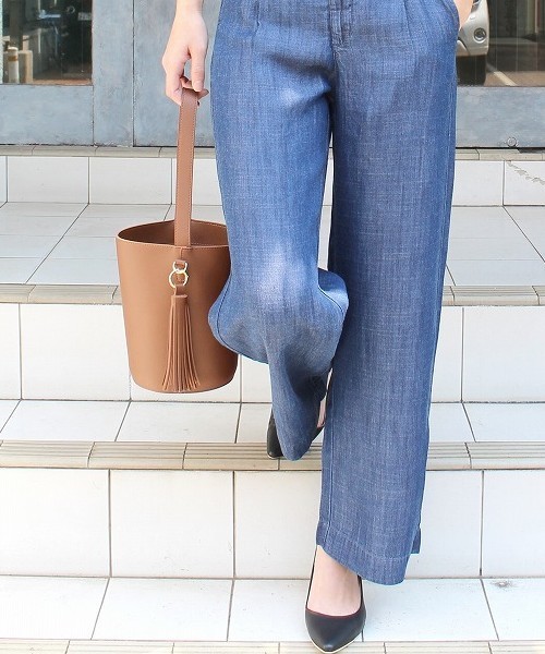 ottilie（オティーリエ）の「フリンジ付バケットBAG（ハンドバッグ・レディース・ブラック/ネイビー/ブラウン・FREE）」の20枚目の写真