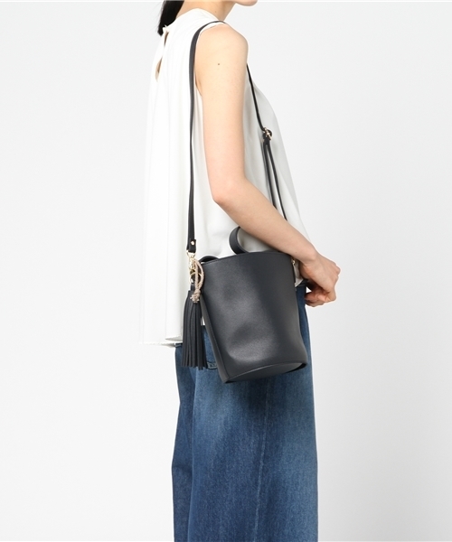 ottilie（オティーリエ）の「フリンジ付バケットBAG（ハンドバッグ・レディース・ブラック/ネイビー/ブラウン・FREE）」の15枚目の写真