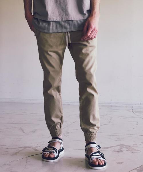 MONKEY TIME（モンキータイム）の「＜monkey time＞  ST/TWL SKINNY JOGGER/ジョガーパンツ ◆（その他パンツ・メンズ・ダークグレー/ベージュ・LARGE/MEDIUM/SMALL）」の7枚目の写真