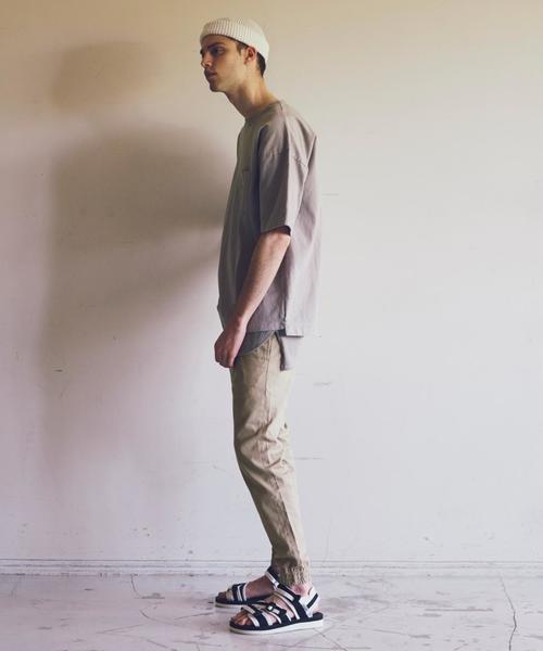 MONKEY TIME（モンキータイム）の「＜monkey time＞  ST/TWL SKINNY JOGGER/ジョガーパンツ ◆（その他パンツ・メンズ・ダークグレー/ベージュ・LARGE/MEDIUM/SMALL）」の3枚目の写真