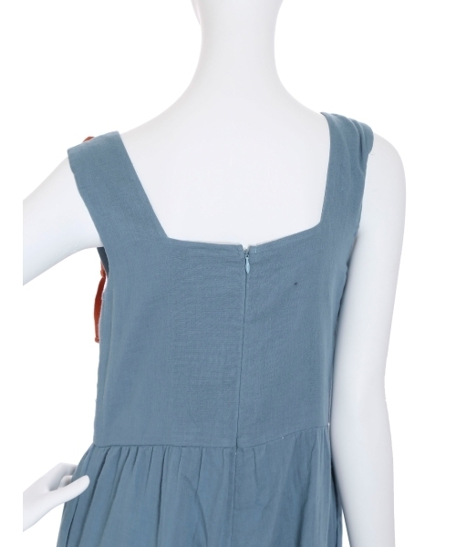 merry jenny（メリージェニー）の「りぼんオールインワン（ワンピース・レディース・オフホワイト/ブルー/ブラック・FREE）」の7枚目の写真