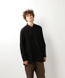 ESSAY | ＜ESSAY＞ CU/COTTON SHIRT BLACK/ｼｬﾂ(シャツ/ブラウス)