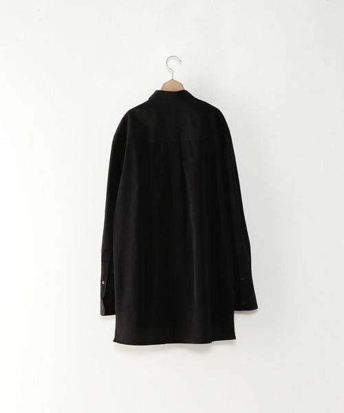 ESSAY（エッセイ）の「＜ESSAY＞ CU/COTTON SHIRT BLACK/ｼｬﾂ（シャツ/ブラウス・メンズ・ブラック・SMALL）」の3枚目の写真