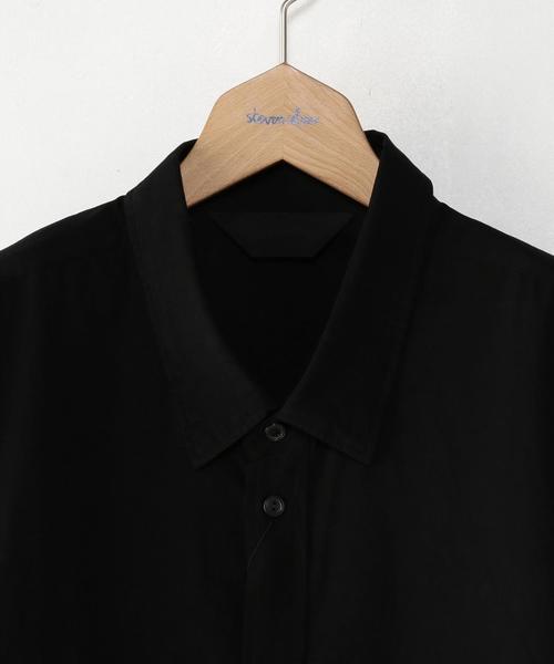 ESSAY（エッセイ）の「＜ESSAY＞ CU/COTTON SHIRT BLACK/ｼｬﾂ（シャツ/ブラウス・メンズ・ブラック・SMALL）」の4枚目の写真