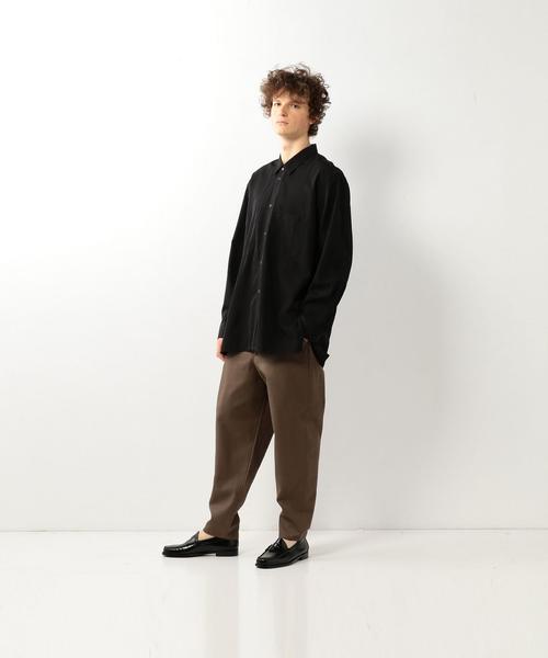 ESSAY（エッセイ）の「＜ESSAY＞ CU/COTTON SHIRT BLACK/ｼｬﾂ（シャツ/ブラウス・メンズ・ブラック・SMALL）」の9枚目の写真