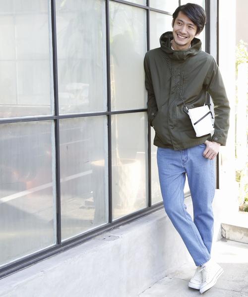 Gramicci（グラミチ）の「Gramicci(グラミチ)別注メッシュニットサコッシュバッグ（ショルダーバッグ・メンズ・ホワイト/ブラック/ネイビー/レッド・FREE）」の21枚目の写真